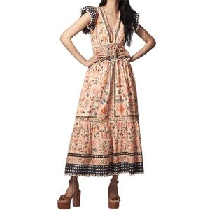 FARM Rio Superbloom Tapestry Cotton Dress NWT Size XL